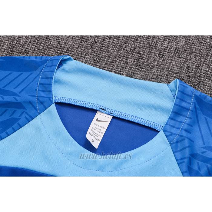 Chandal del Inglaterra Manga Corta 2022-2023 Azul - Pantalon Corto